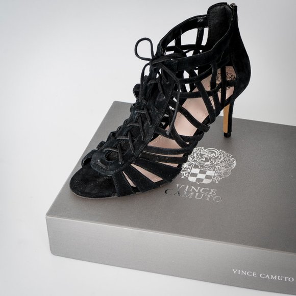 NWT/NIB Vince Camuto  suede heels - sz 10 - Picture 8 of 9
